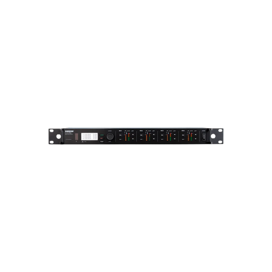 Shure Quad-Channel Digital Wireless Receiver, Frequency Band Version: G57
(470 - 608 MHz), TAA Compliant - ULXD4QGVTA=-G