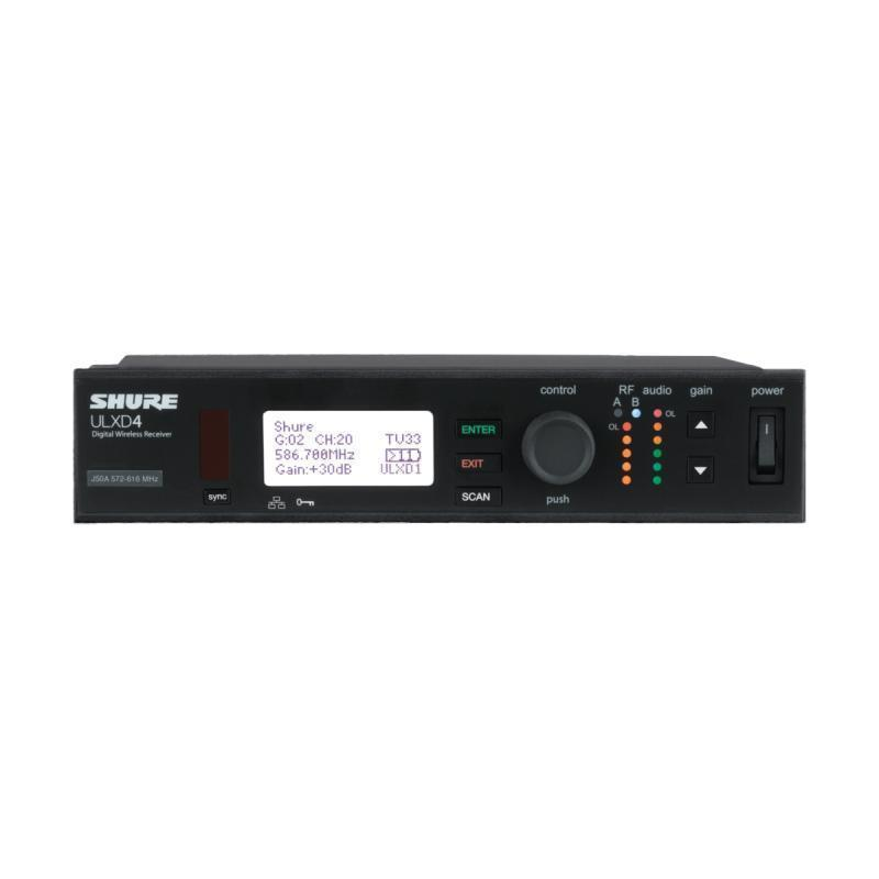 Frequency Band Version: J50A (572 - 616 MHz) - ULXD4=-J50A