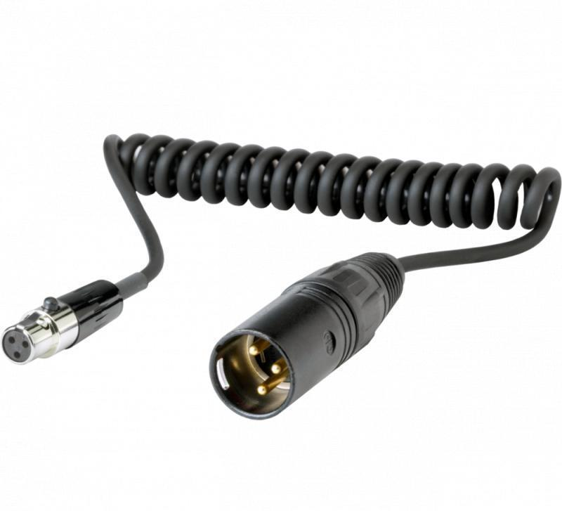 1-foot audio cable connects a TA3F connector to an XLR connector. - WA451