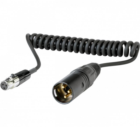 1-foot audio cable connects a TA3F connector to an XLR connector. - WA451