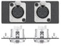 Two XLR 3-pin Female to Solder