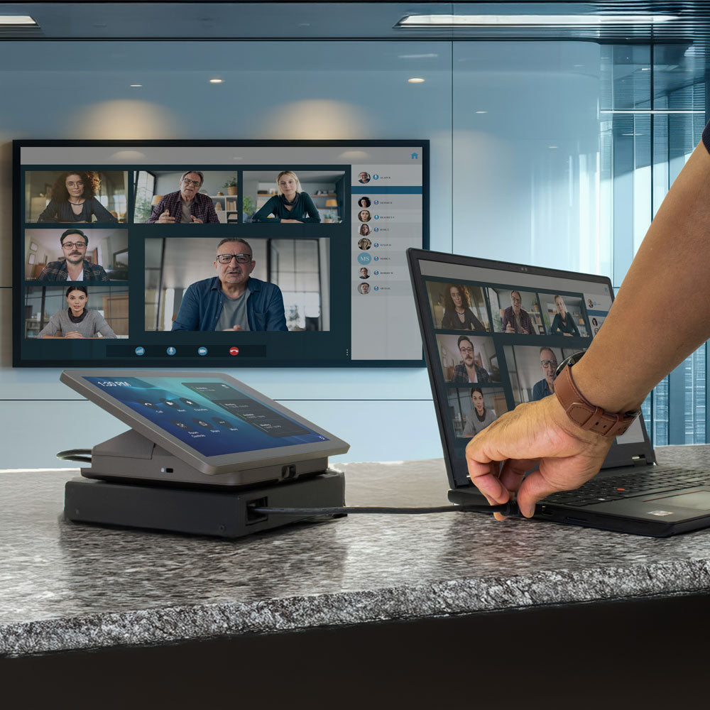 7"X7" On-Table HDMI 2.1 Retractor, 6' Payout
