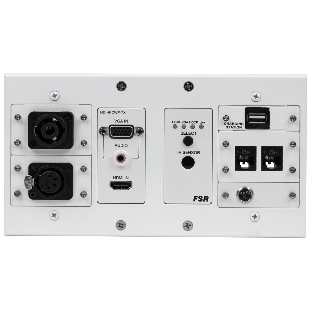 Labeled Single Ht. RJ-45 Punch Down - White