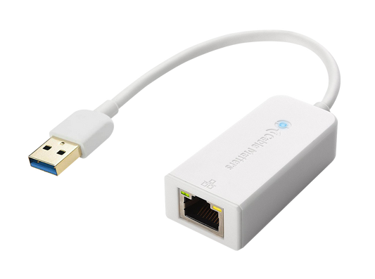 USB-to-Ethernet Adapter for Audio Isolation