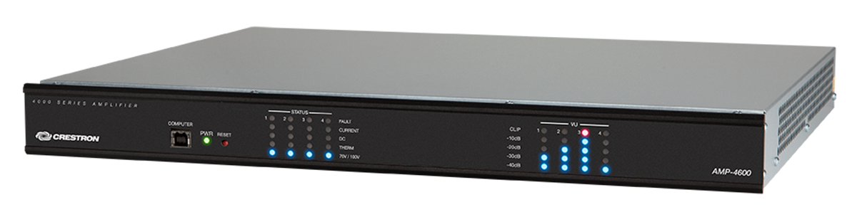 4-Channel Power Amplifier, 600W/Ch.