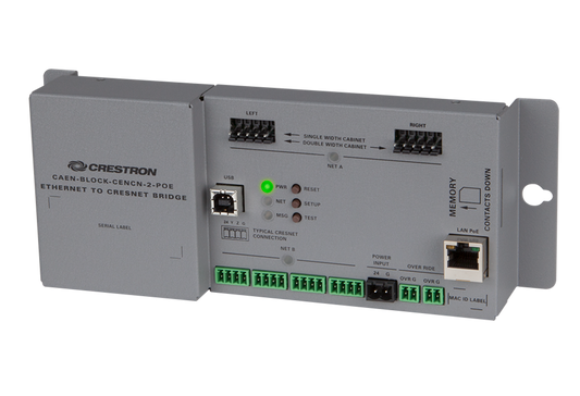Ethernet to Cresnet® Bridge for CAEN Automation Enclosures