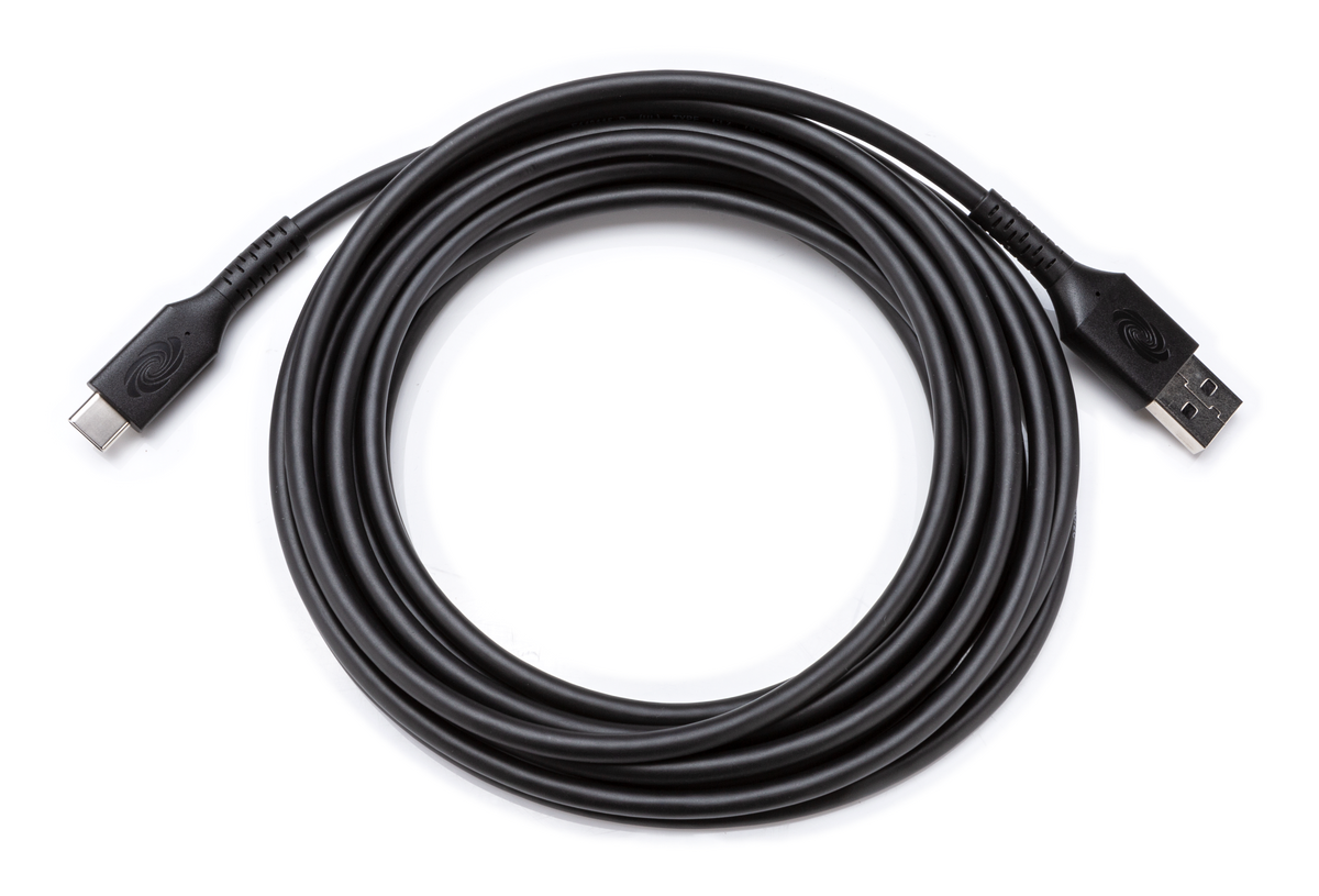 USB Cable, USB-A Male to USB-C® Male, USB 2.0, 12 ft (3.7 m)