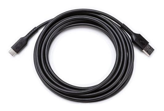 USB Cable, USB-A Male to USB-C® Male, USB 2.0, 12 ft (3.7 m)