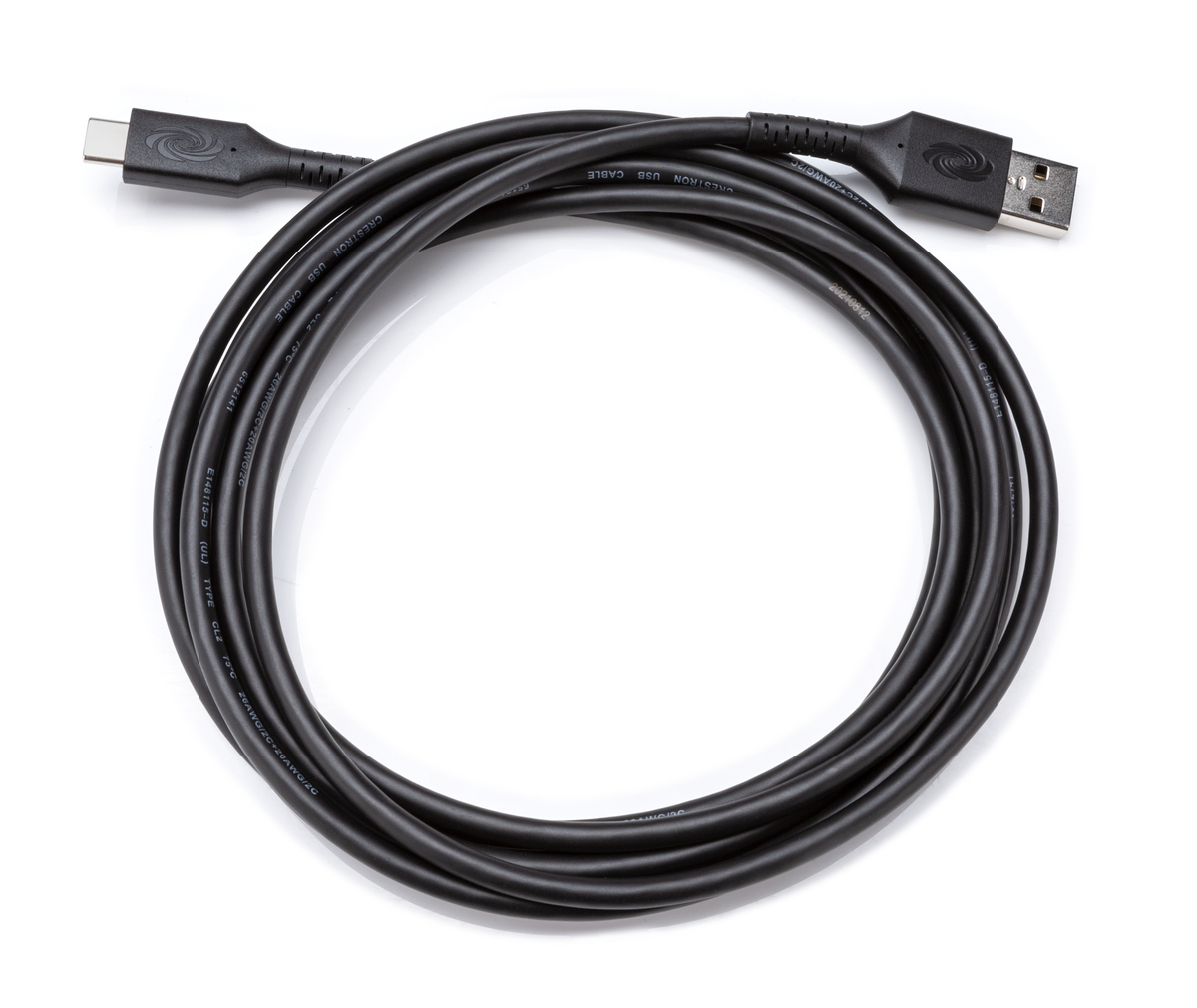 USB Cable, USB-A Male to USB-C® Male, USB 2.0, 9 ft (2.7 m)