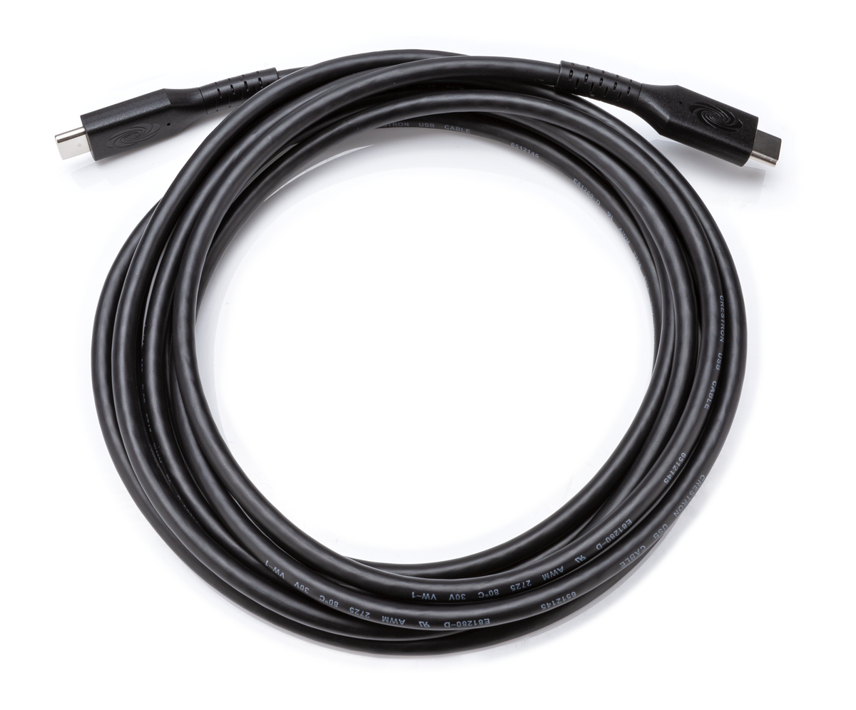 USB Cable, USB-C® Male to USB-C Male, USB 3.2 Gen 1 (5 Gbps), DisplayPort™ Alt Mode, 60 W, 9 ft (2.7 m)