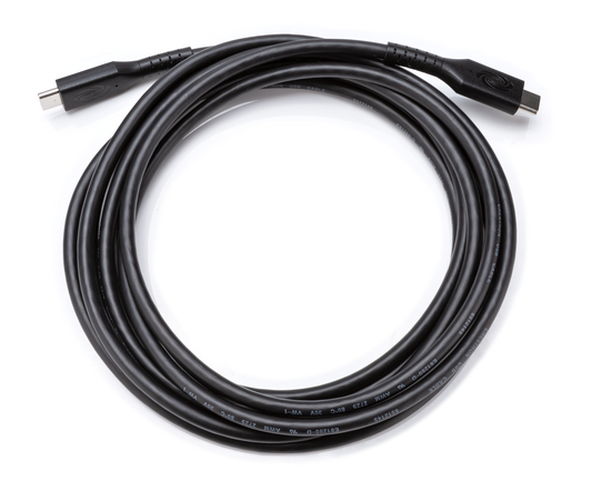 USB Cable, USB-C® Male to USB-C Male, USB 3.2 Gen 1 (5 Gbps), DisplayPort™ Alt Mode, 60 W, 9 ft (2.7 m)