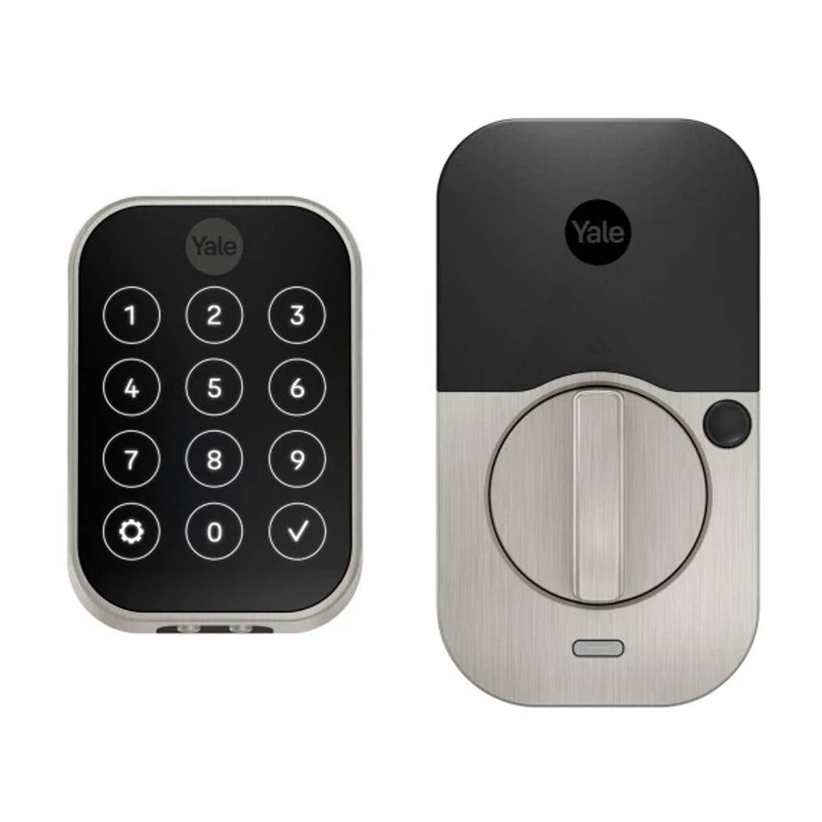 Yale Pro® 2 Key Free Deadbolt with Touchscreen Keypad and infiNET EX® Wireless Communication, Satin Nickel