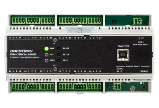 Ethernet to Cresnet® Network Bridge with PoE