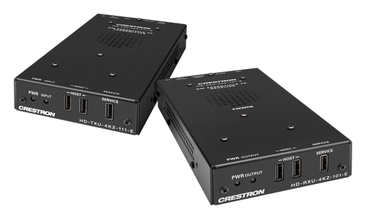 4K60 4:4:4 DM® Essentials Transmitter Receiver Pair for USB-C® DisplayPort™, USB 2.0, and Ethernet Signal Extension over