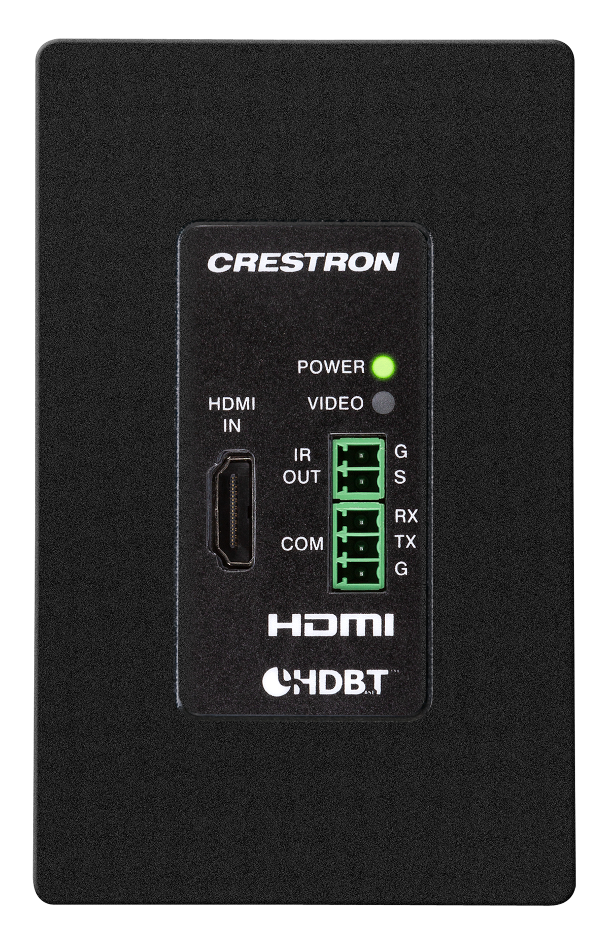 DigitalMedia 8G+® 4K60 4:4:4 HDR Wall Plate Transmitter, Black