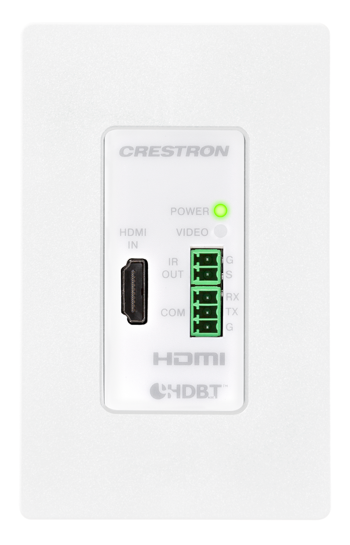 DigitalMedia 8G+® 4K60 4:4:4 HDR Wall Plate Transmitter, White