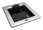 FlipTop™ FT2 Series Cable Management System, 500 Size, Electrical, Pass-Through Lid, Alloy