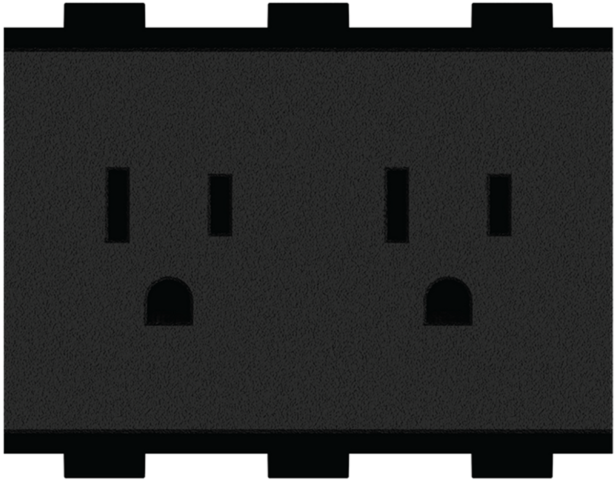 FlipTop™ AC Power Outlet Module, Dual, US NEMA® 5, Type B