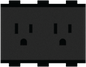 FlipTop™ AC Power Outlet Module, Dual, US NEMA® 5, Type B