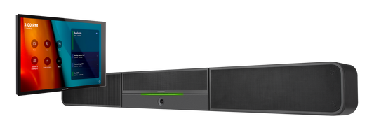 Crestron Flex Small Room Conference System with Video Soundbar and Wall Mounted Control Interface for Microsoft Teams® R