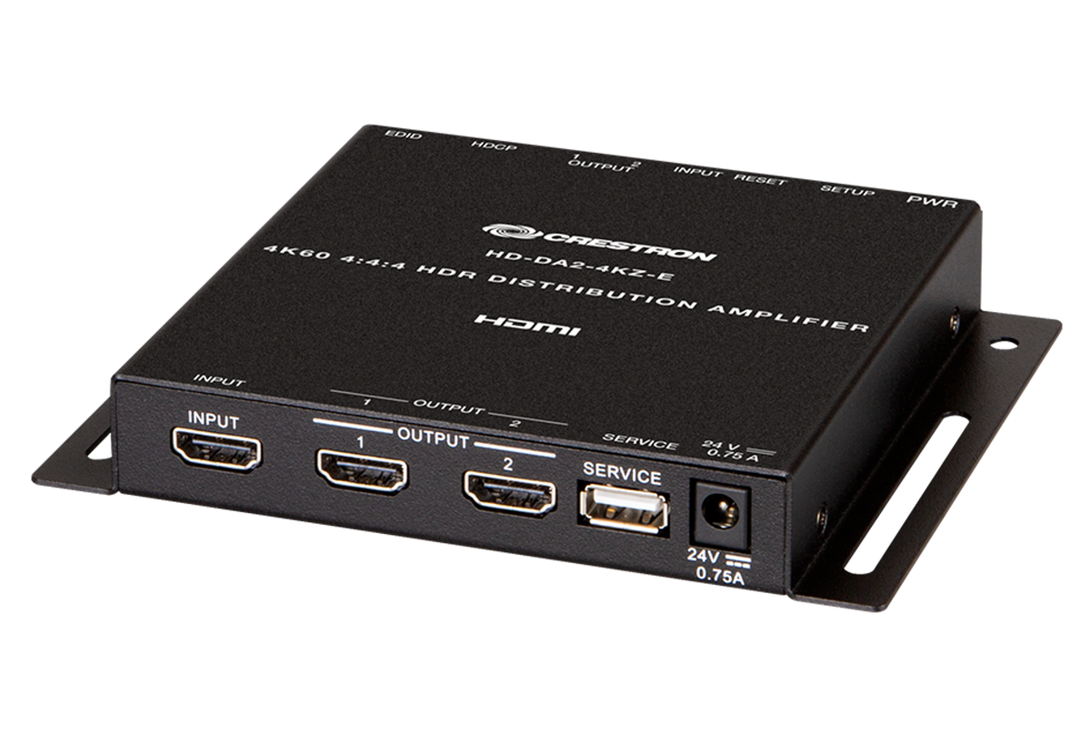 1:2 HDMI® Distribution Amplifier w/4K60 4:4:4 & HDR Support