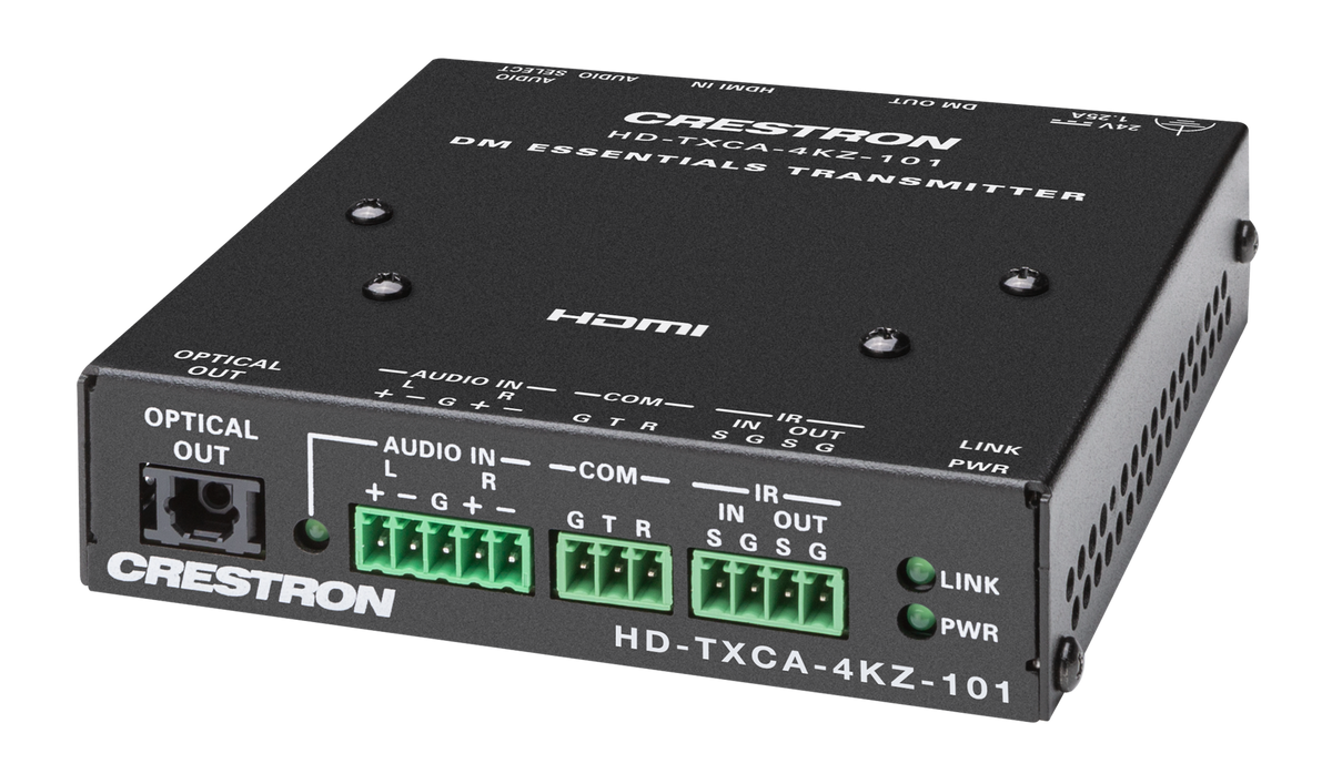 DM® Essentials 4K60 4:4:4 Transmitter for HDMI®, RS-232, IR, and Analog Audio Signal Extension over CATx Cable
