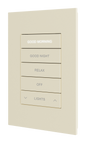 Horizon® 2 In-Wall Switch with infiNET EX® Wireless Communication, 120 VAC, Custom Engraved, Almond