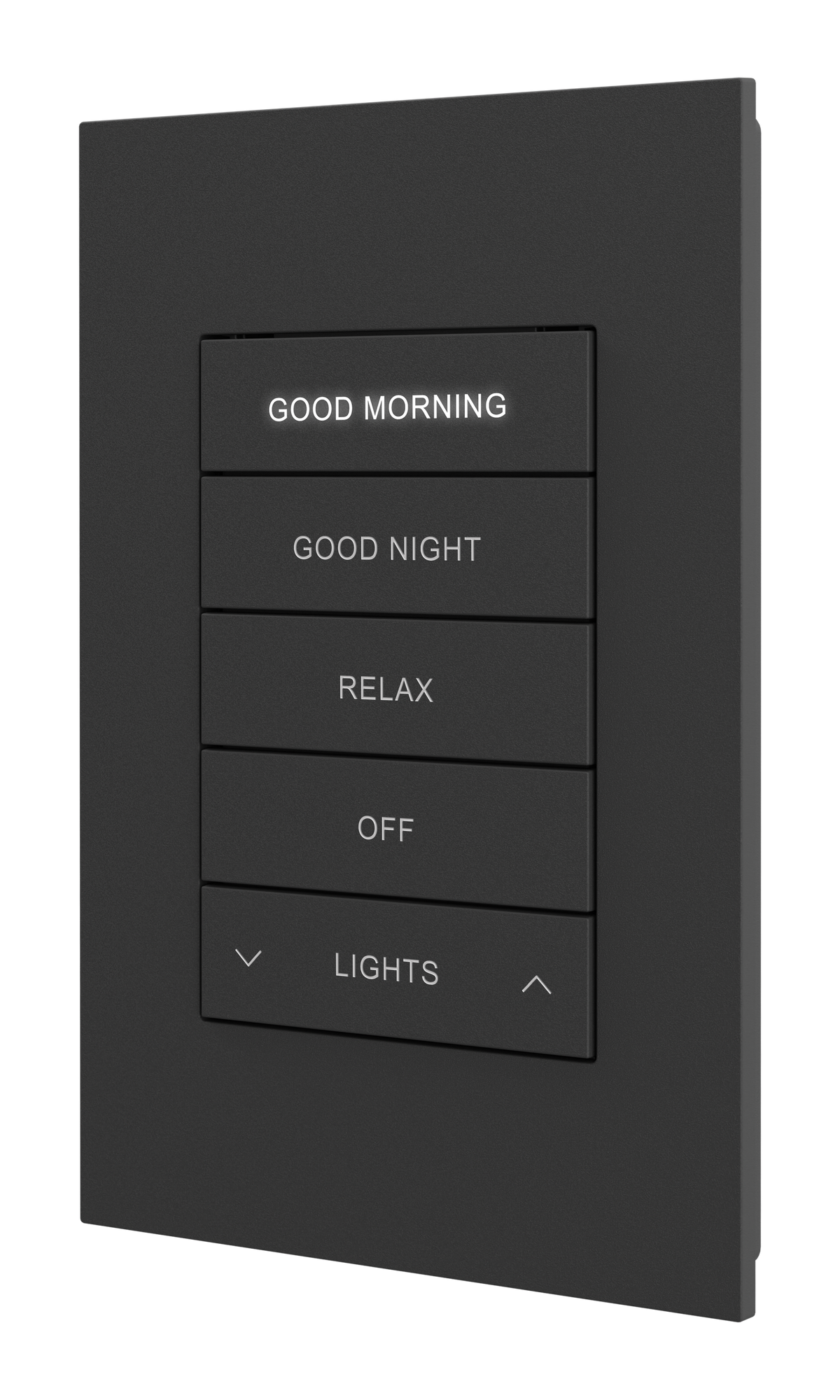 Horizon® 2 In-Wall Forward-Phase Dimmer with infiNET EX® Wireless Communication, 120 VAC, Custom Engraved, Black