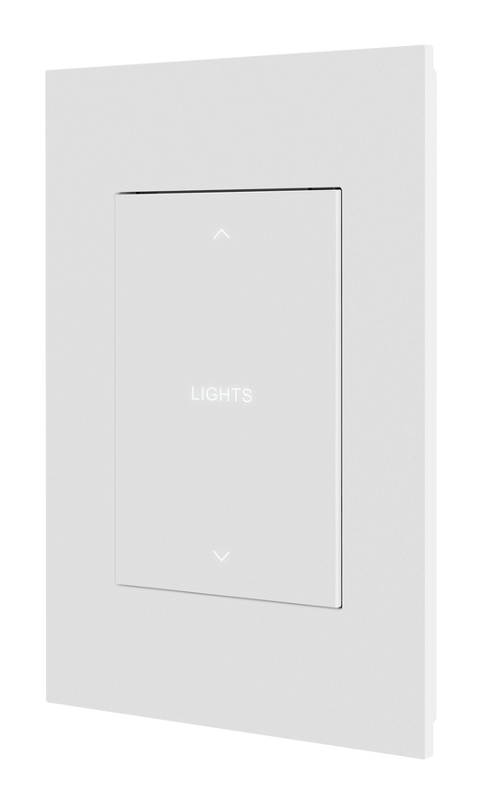 Horizon® 2 In-Wall 0-10 V Dimmer with infiNET EX® Wireless Communication, 120 VAC, Custom Engraved, White
