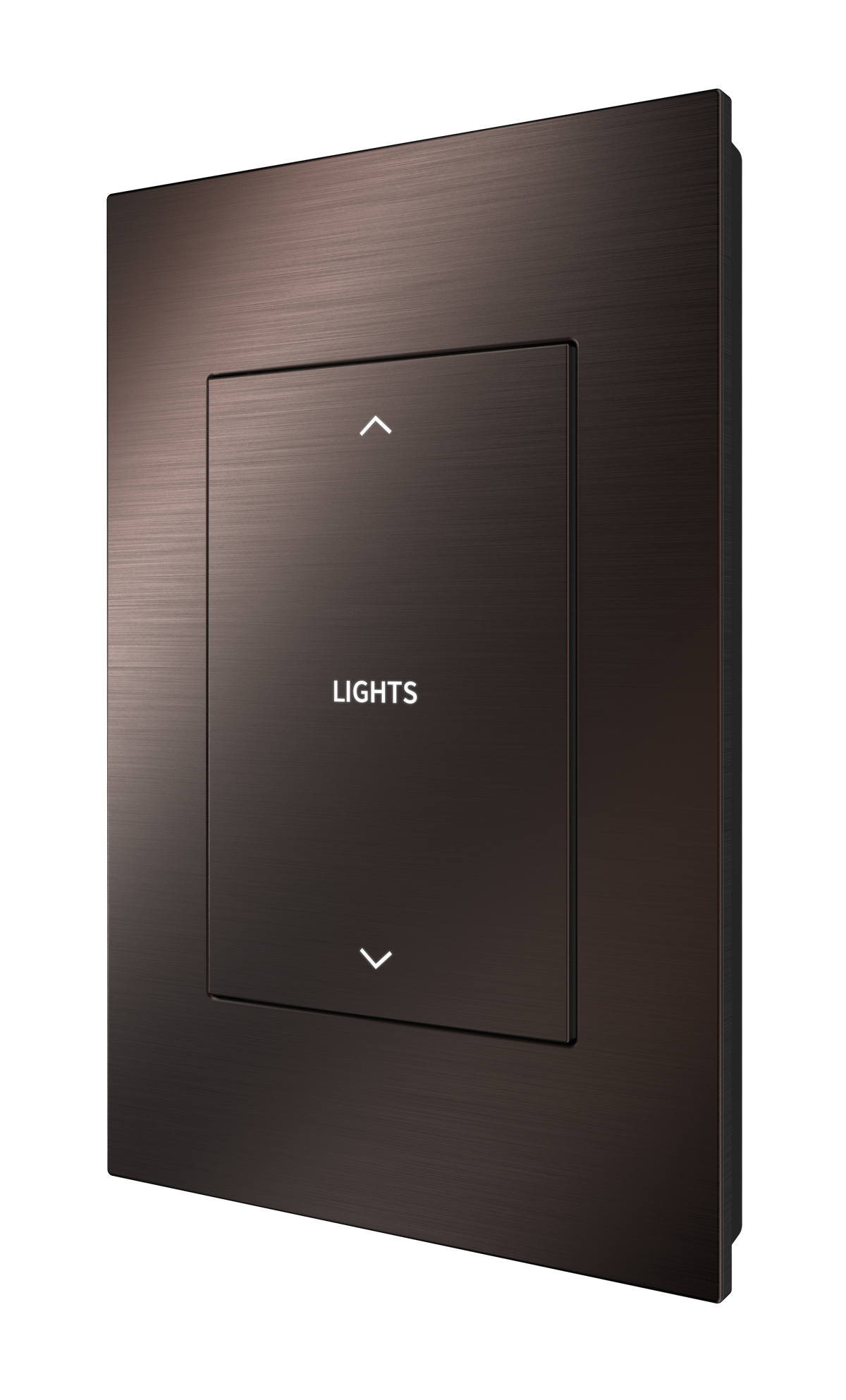 Horizon® 2 In-Wall 0-10 V Dimmer with infiNET EX® Wireless Communication, 120 VAC, Custom Engraved, Dark Bronze