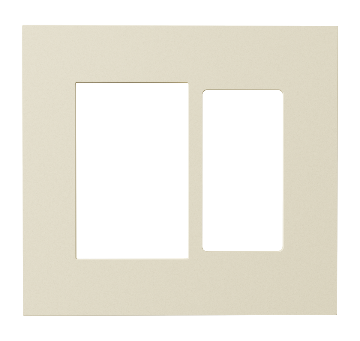Horizon® 2 Faceplate, 2-Gang, 1-Decorator, Almond