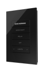 Horizon® 2 In-Wall Switch with infiNET EX® Wireless Communication, 120 VAC, Black Glass, Engraved