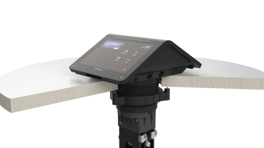 Swivel Mount Cable Retractor for Crestron Flex Advanced Tabletop Small Room Conference System