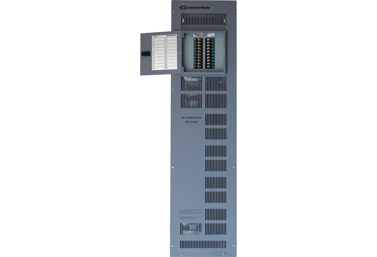 Automation Enclosure, 5 modules high x 1 module wide, 20 breaker slots, split phase