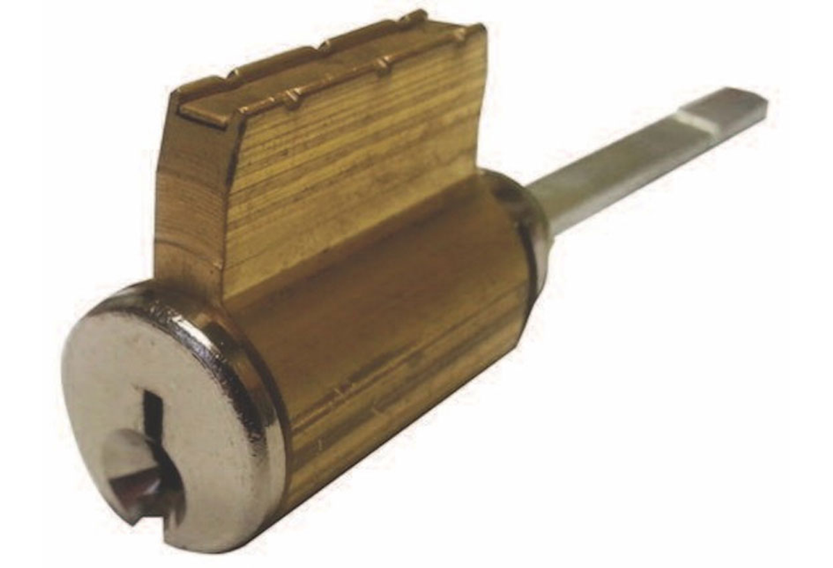 Key Alike Replacement Cylinder for Yale® Deadbolt Locks, Schlage® style (max. 5 with same key), Chrome