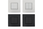 Universal Phase In-Wall Dimmer with Neutral Wire, 230 VAC, Anthracite