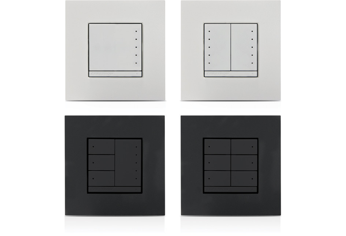 In-Wall Wireless Keypad, 230VAC Line Powered, Anthracite