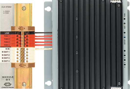 4 Channel Fan Speed Control Module, Single Feed