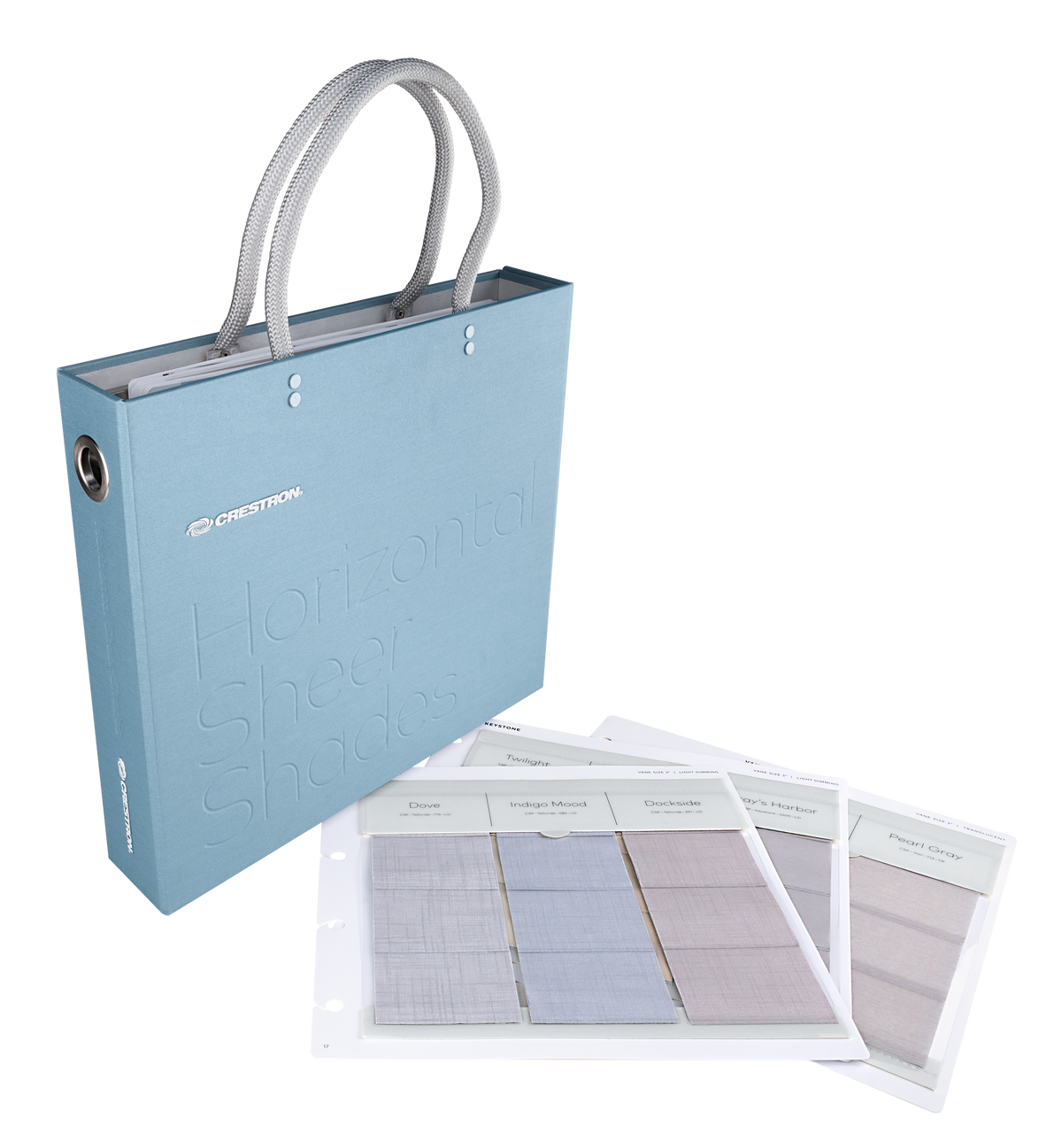 Crestron® Horizontal Sheer Shades Sample Book
