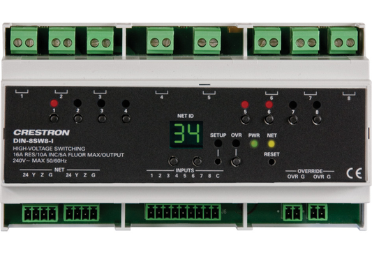 DIN Rail High-Voltage Switch with Digital Inputs