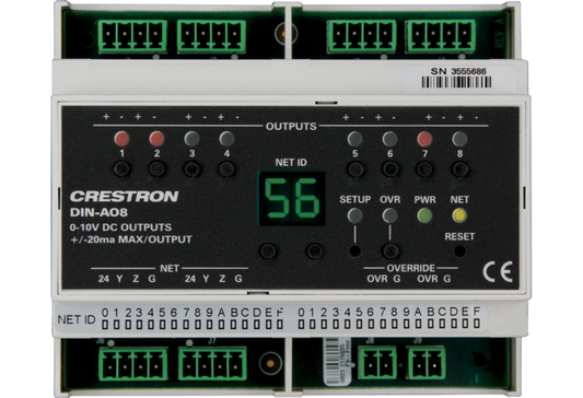DIN Rail Analog Output Module