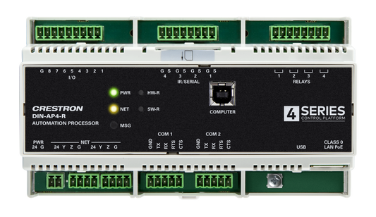 4-Series™ DIN Rail Control System for Crestron Home® OS