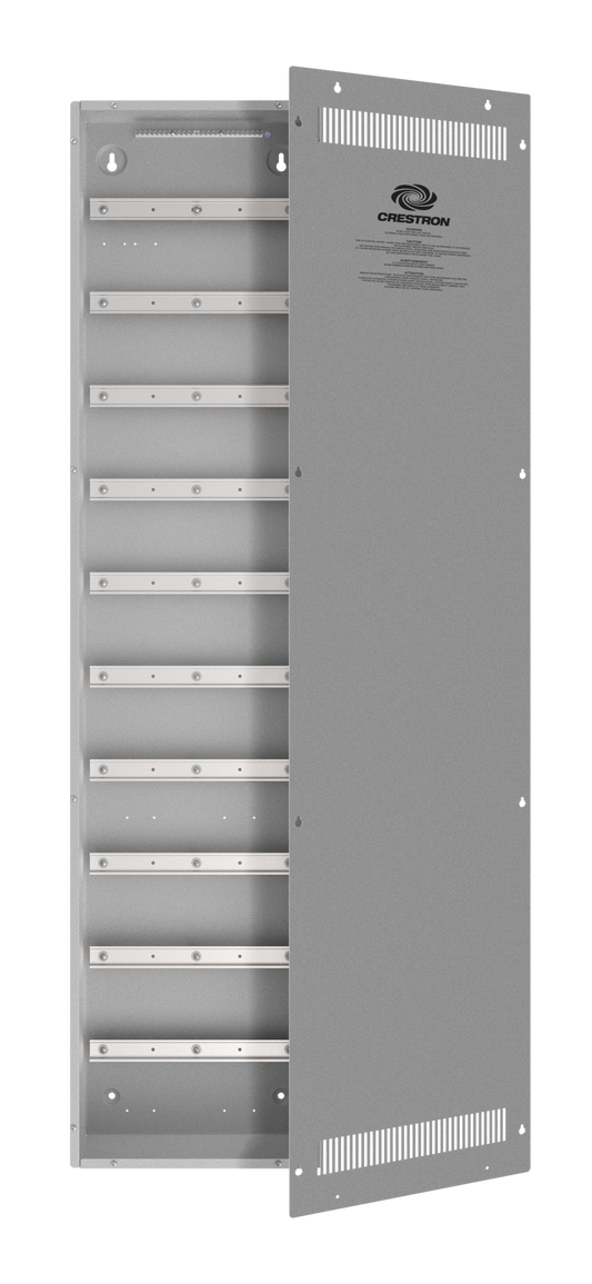 DIN Rail Enclosure, 10 DIN Rails, 18 M Wide