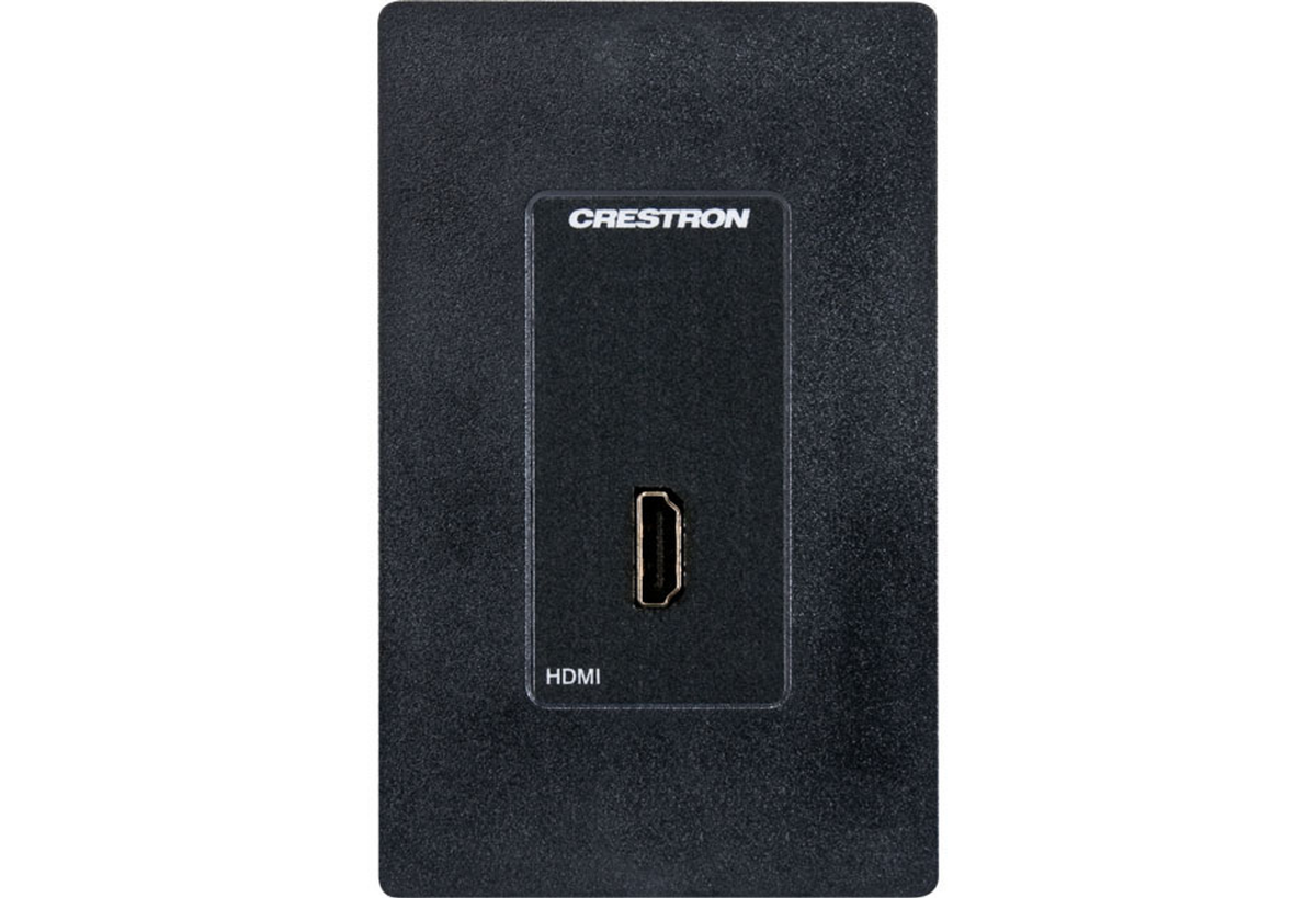 Media Presentation Wall Plate - HDMI®, Black