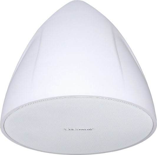 Saros® 4” 2-Way Pendant Speaker, White Textured, Single
