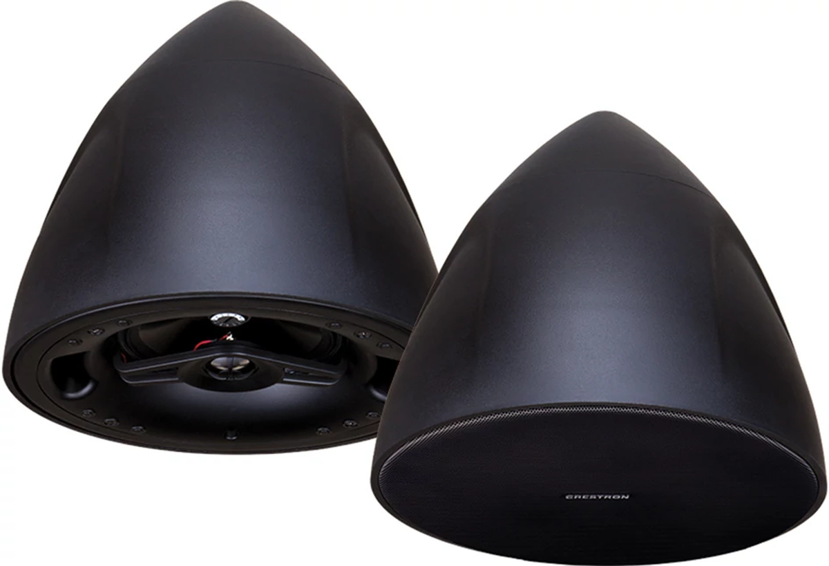 Saros® 6.5” 2-Way Pendant Speaker, Black Textured, Single