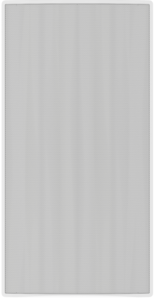 Rectangular Grilles for LCR Ultimate In-Wall Speakers, White, 1 Pair