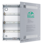 Enclosure for DIN Rail Devices, 3 DIN Rails, 18 M Wide
