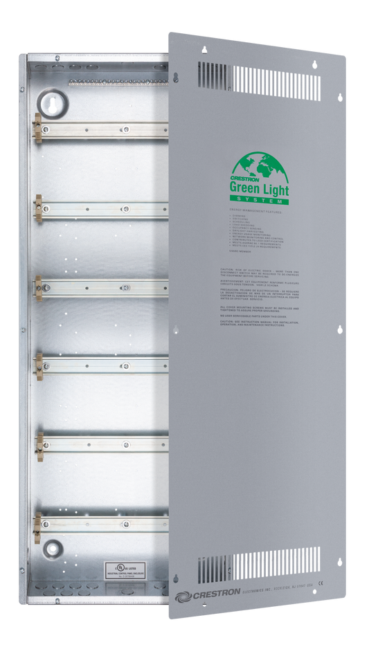 Enclosure for DIN Rail Devices, 6 DIN Rails, 18 M Wide