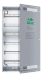 Enclosure for DIN Rail Devices, 6 DIN Rails, 18 M Wide
